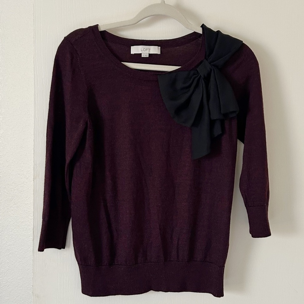 Ann Taylor | Loft | Bow Sweater